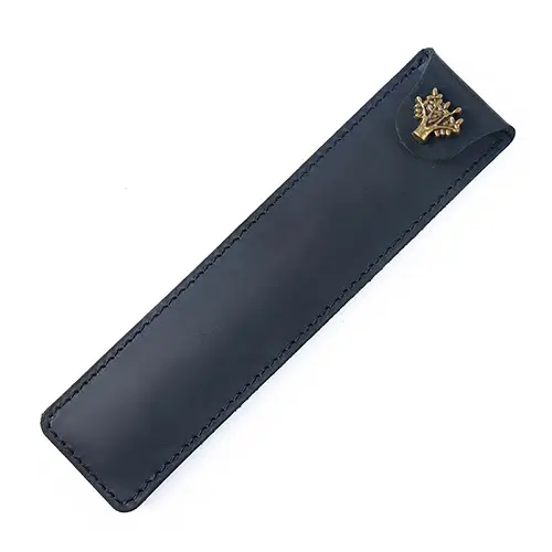  Crazy Horse Leather Pen Case – Elegant and Durable Leather Accessory